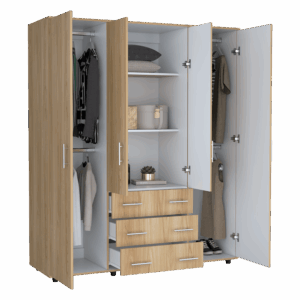Closet Fontan 179X150X49 RTA Fresno Blanco