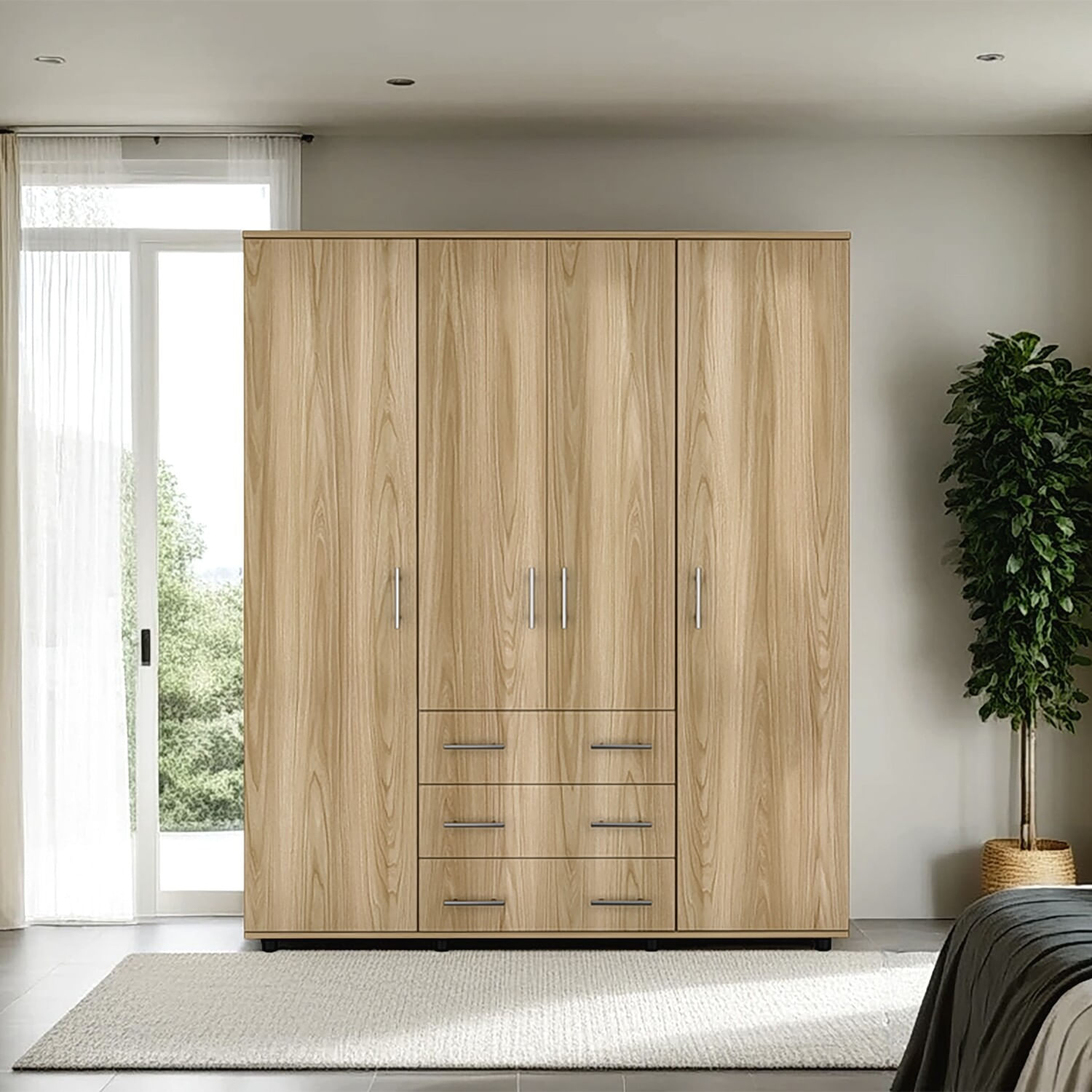 Closet Fontan 179X150X49 RTA Fresno Blanco - Imagen 3