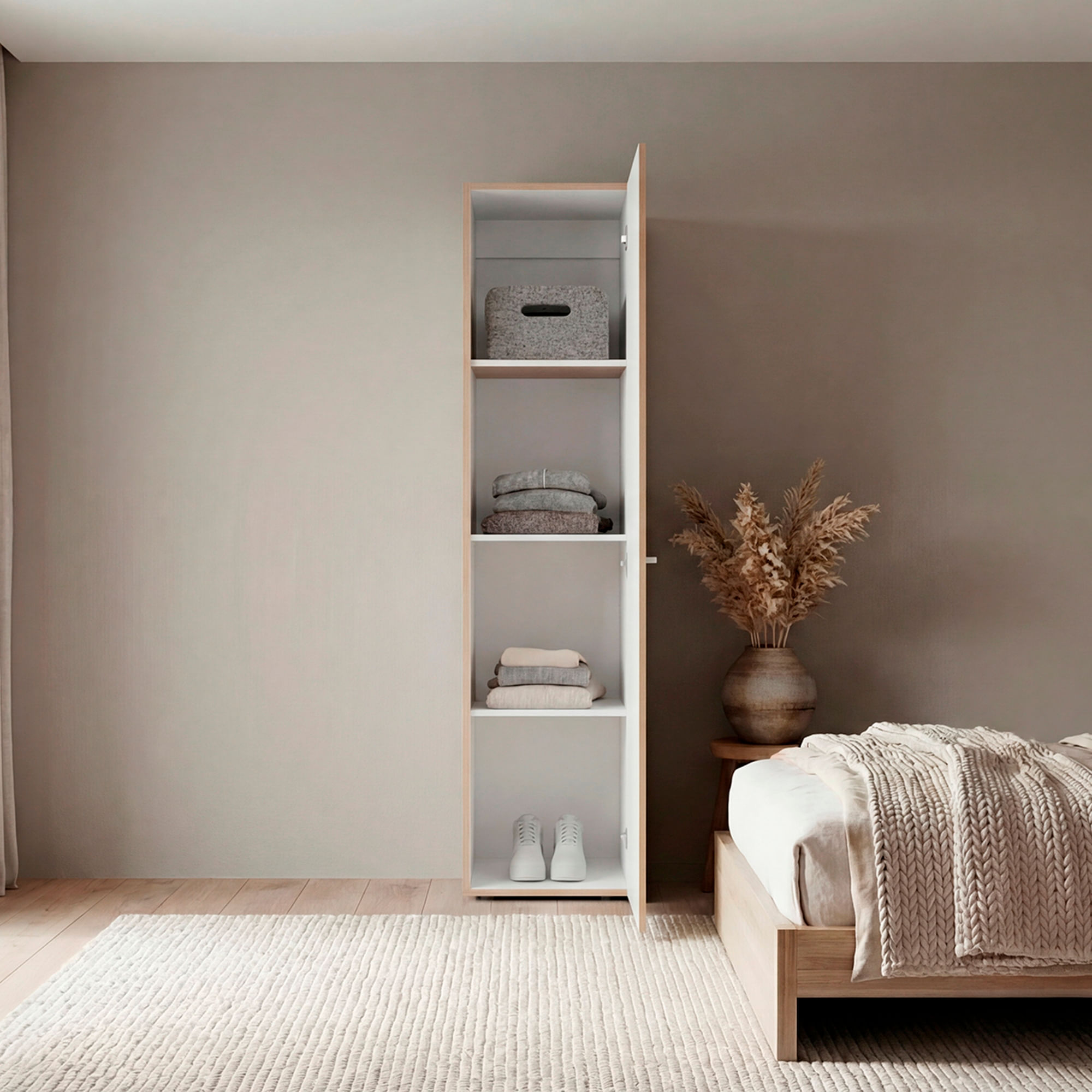 Closet Home Dreams 170X40X40 RTA Fresno Blanco ZF - Imagen 2