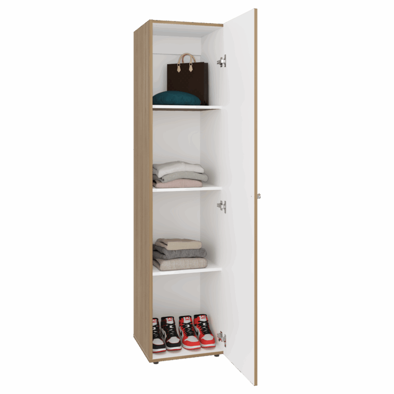Closet con Espejo Home Dreams 170X40X40 RTA Fresno Blanco ZF