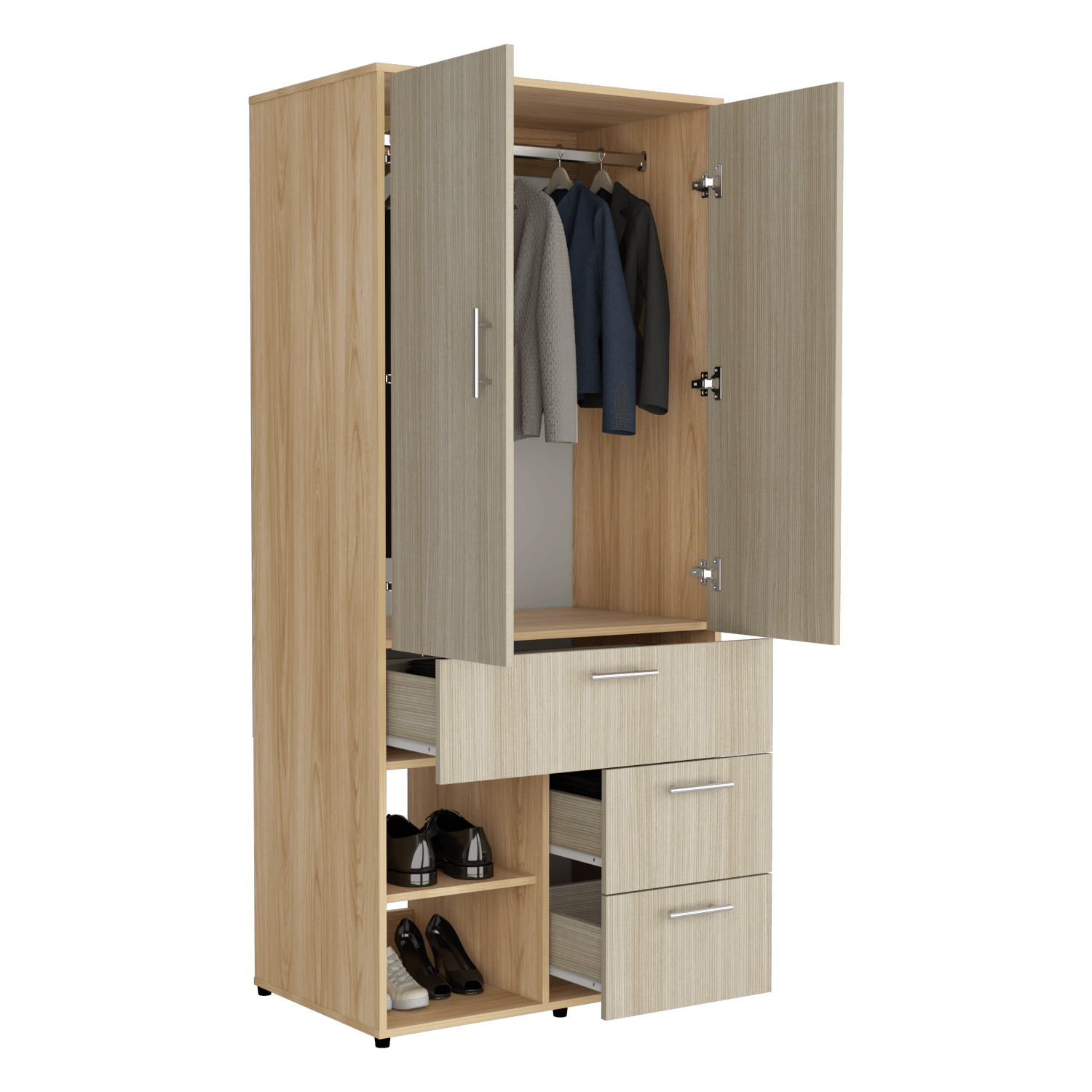Closet Sevilla 179X80X50 RTA Fresno Eu - Imagen 1