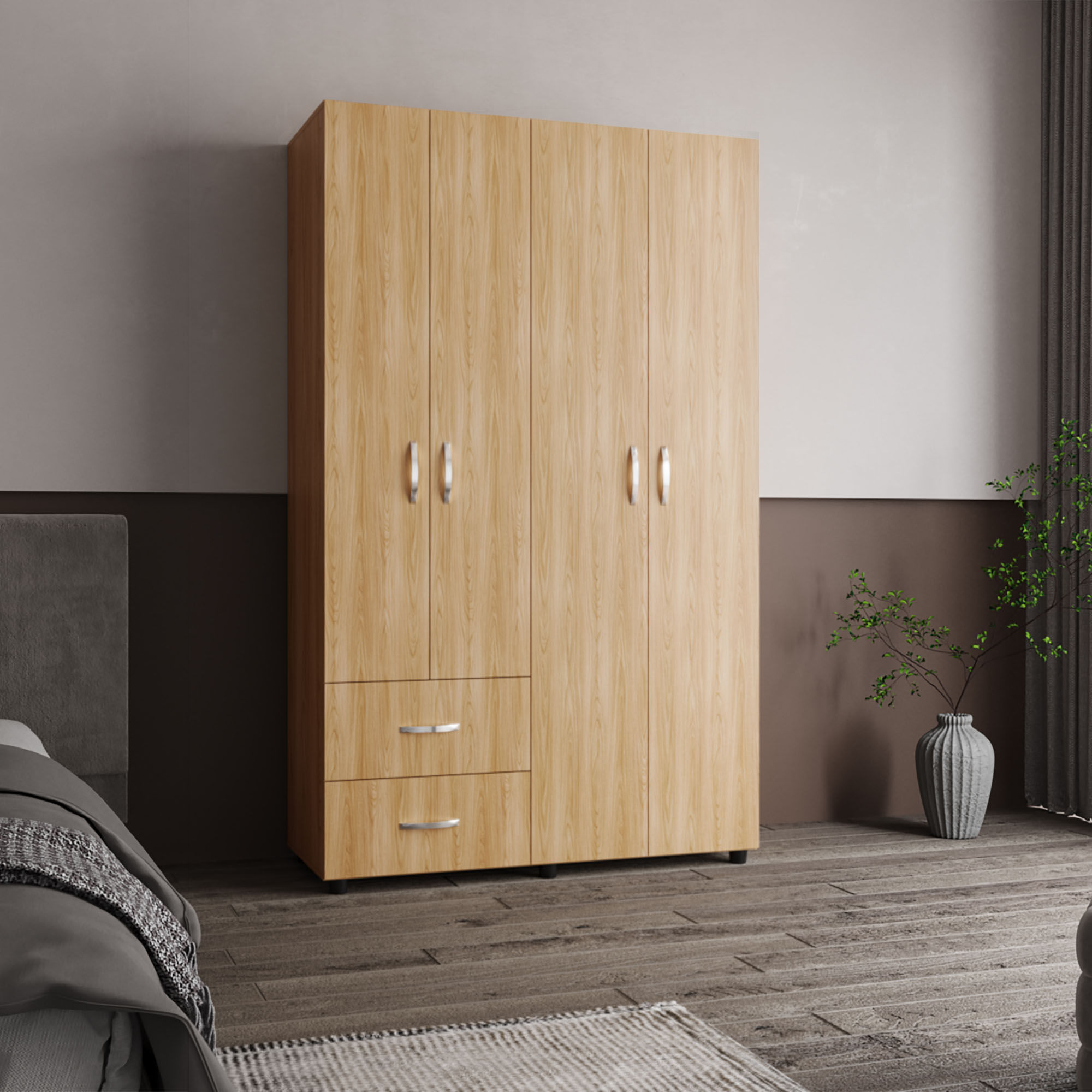 Closet Barilo 2 Cajones 200X120X45 RTA Fresno Eu Wengue - Imagen 3
