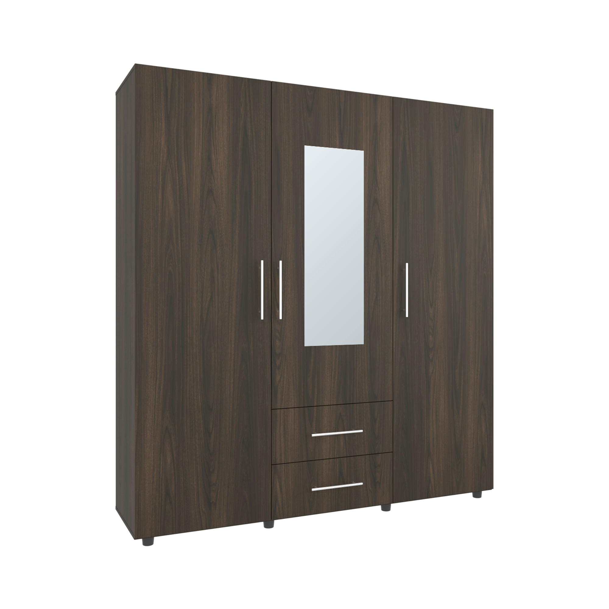 Closet Grayson Espejo 200X180X49 RTA Nogal Wengue - Imagen 1
