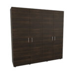 Closet Dassel 200X200X52 RTA Nogal Wengue