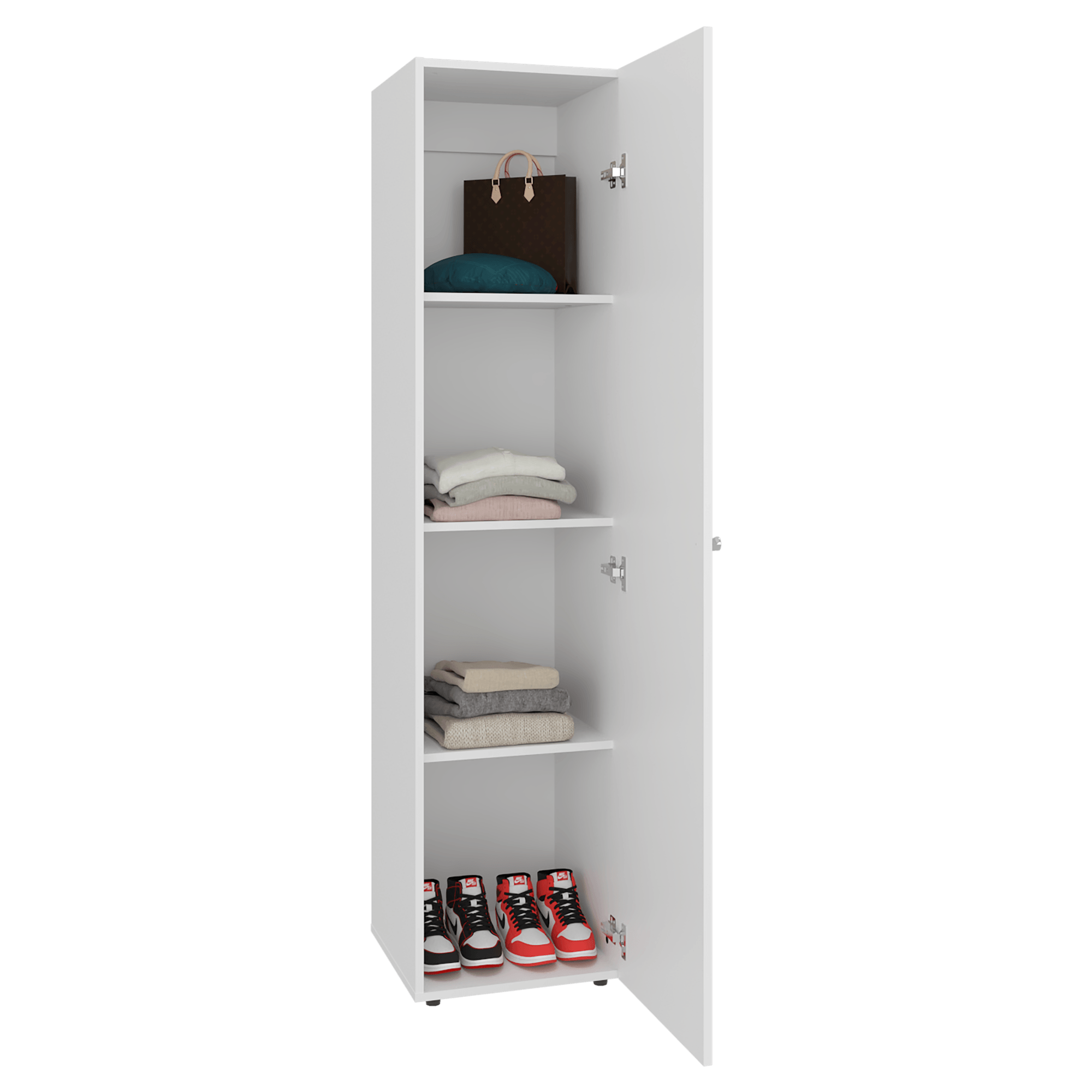 Closet con Espejo Home Dreams 170X40X40 RTA Blanco Mqz ZF - Imagen 1