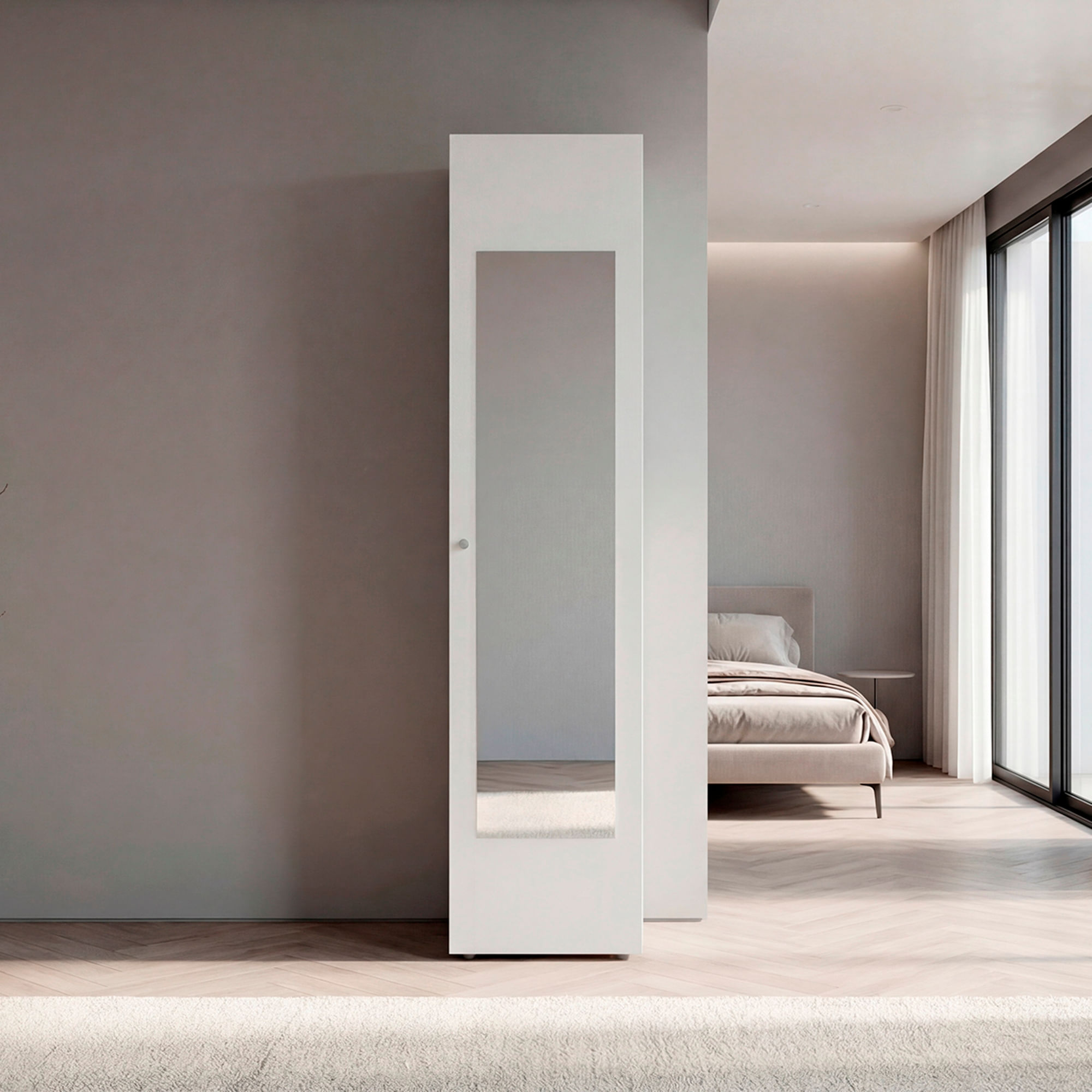 Closet con Espejo Home Dreams 170X40X40 RTA Blanco Mqz ZF - Imagen 3