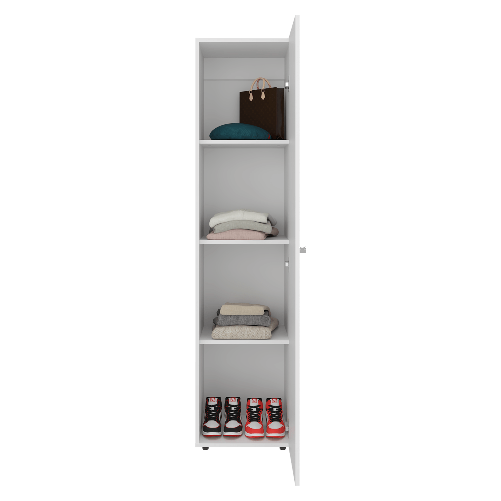 Closet con Espejo Home Dreams 170X40X40 RTA Blanco Mqz ZF - Imagen 5