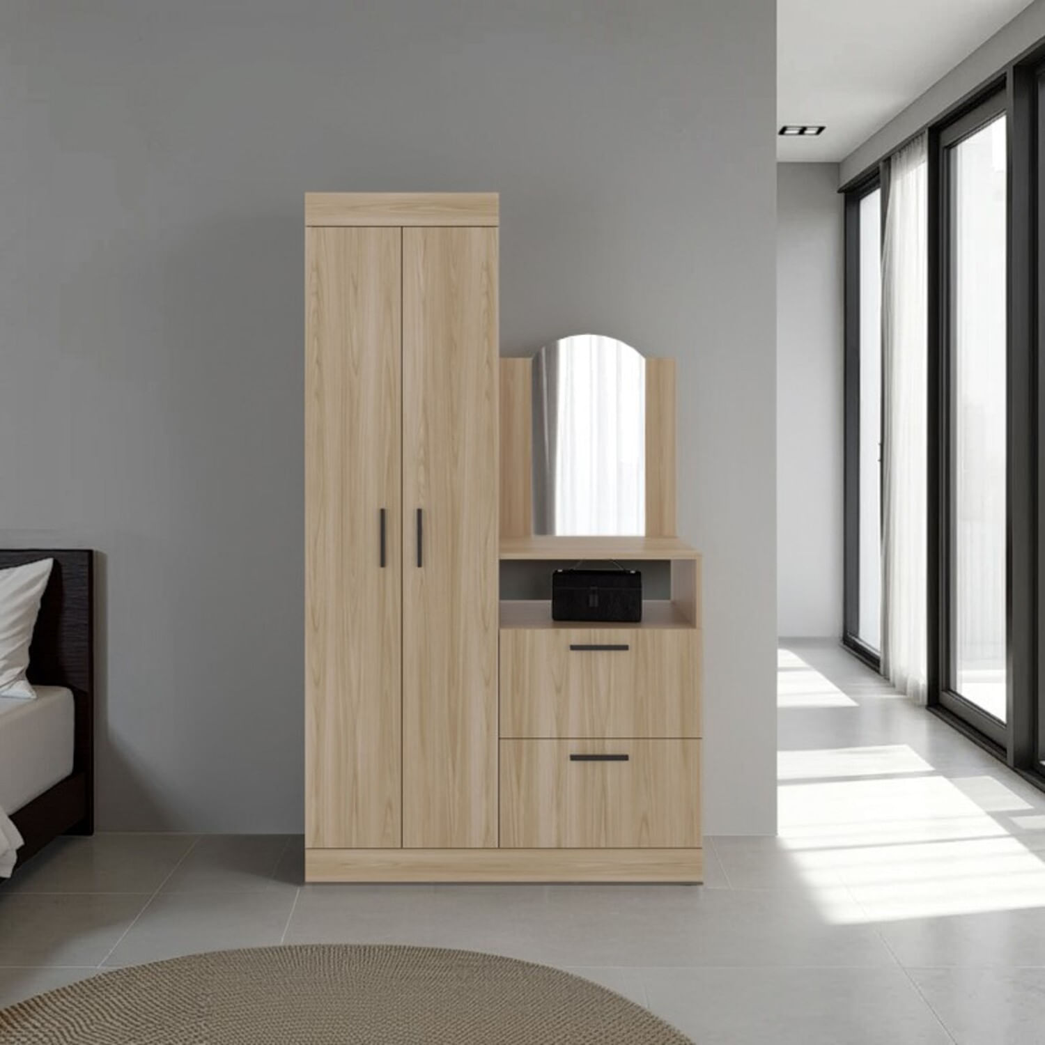Ropero Praga 3 Puertas 1C 1 179X103X48 RTA Fresno - Imagen 2