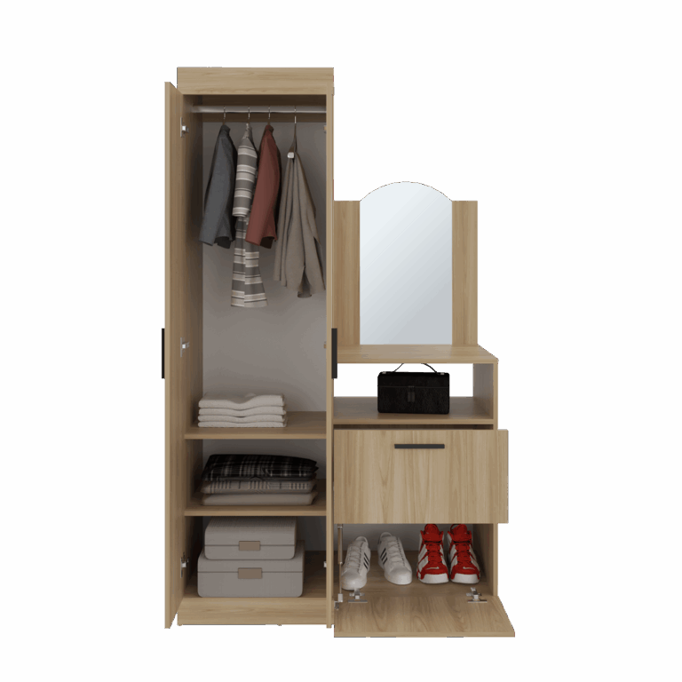 Ropero Praga 3 Puertas 1C 1 179X103X48 RTA Fresno