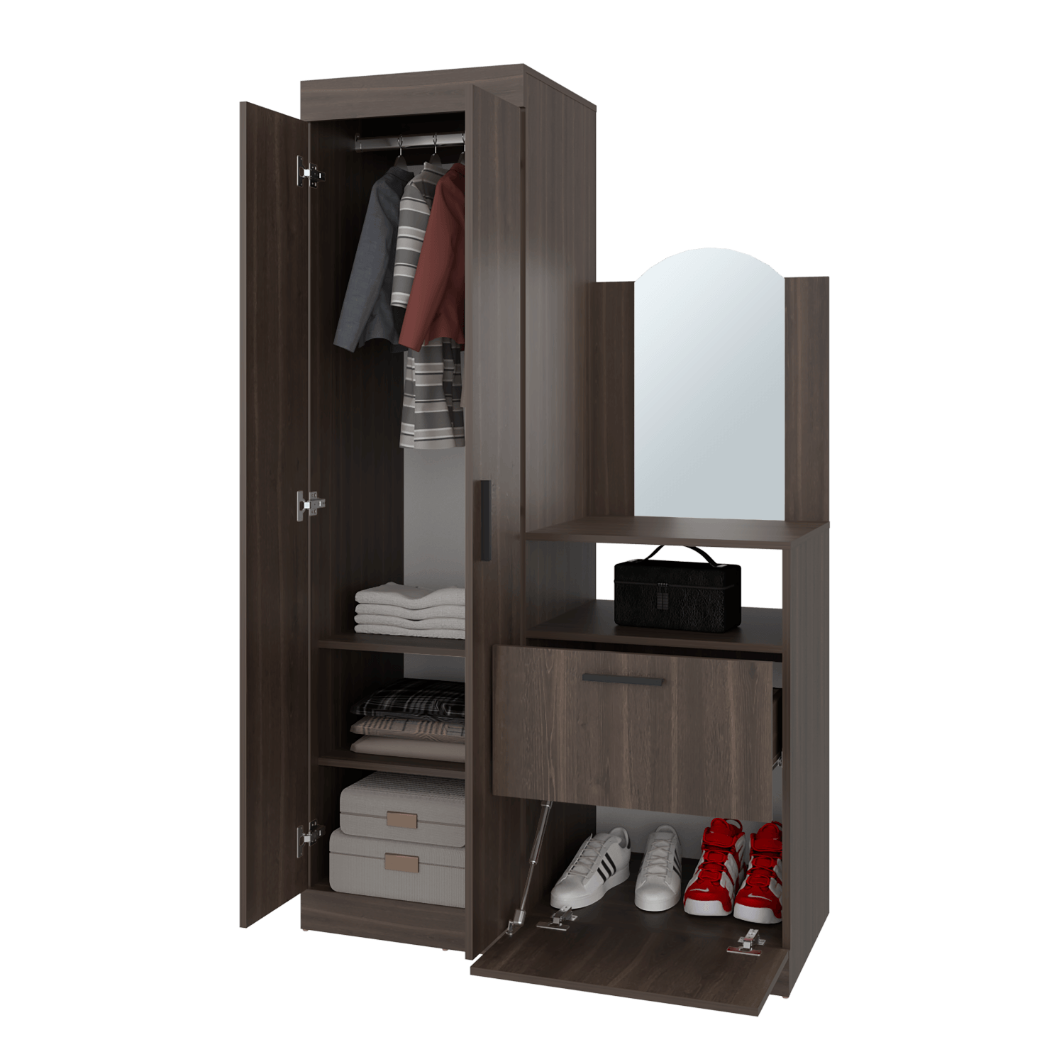 Ropero Praga 3 Puertas 1C 1 179X103X48 RTA Milan - Imagen 1