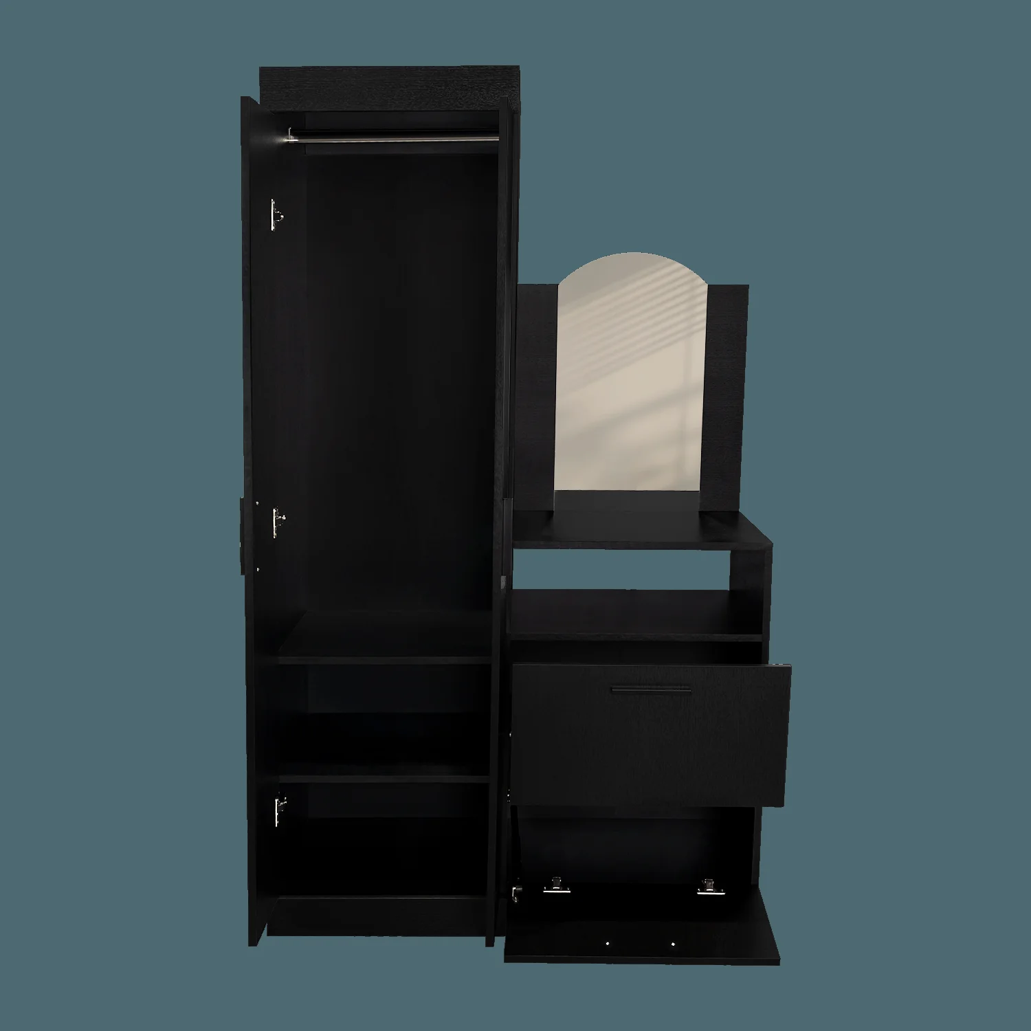 Ropero Praga 3 Puertas 1C 1 179X103X48 RTA Wengue - Imagen 6