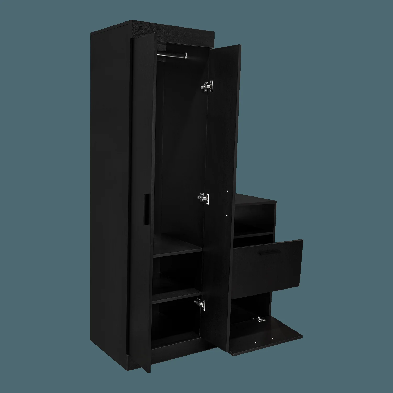 Ropero Praga 3 Puertas 1C 1 179X103X48 RTA Wengue - Imagen 8