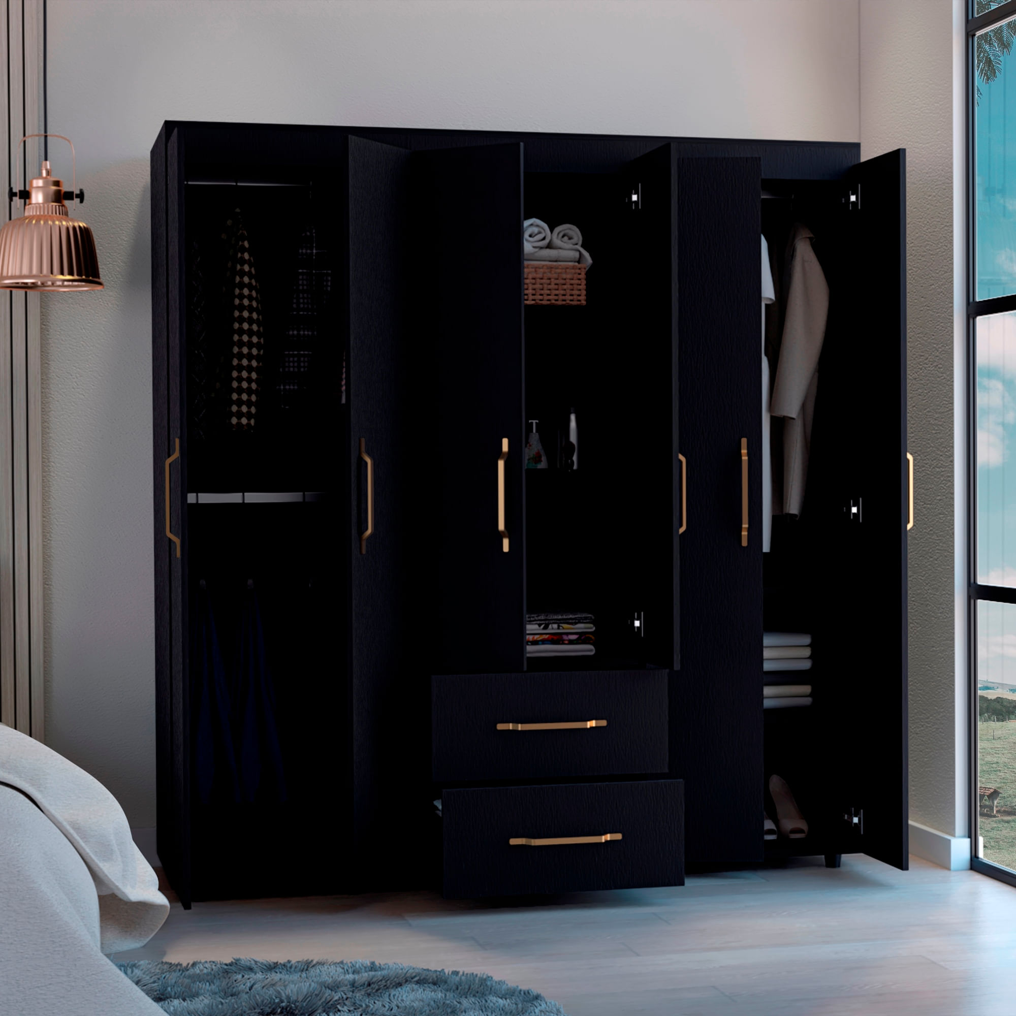 Closet Bariloche 180 X 170 X 50 RTA Wengue - Imagen 2