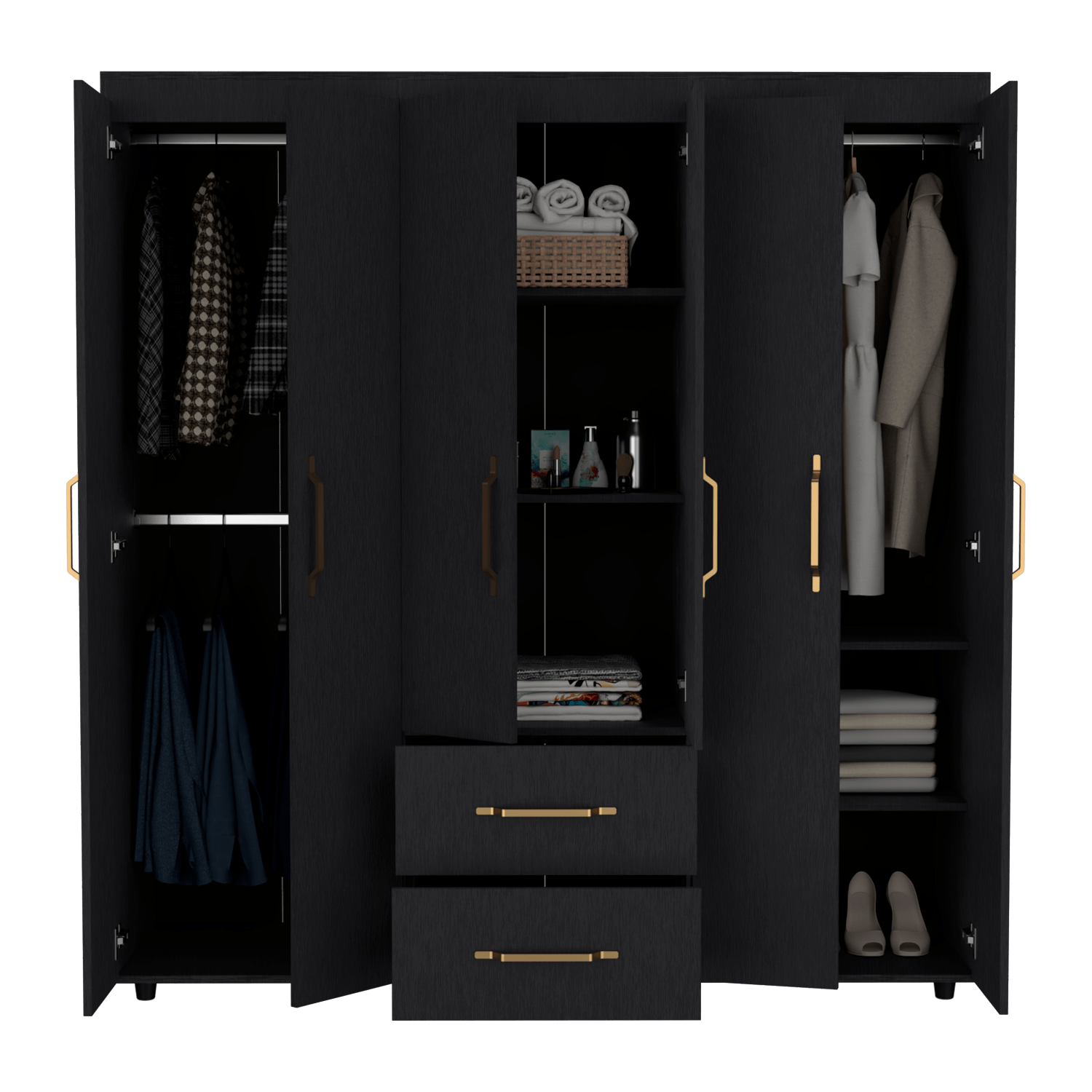Closet Bariloche 180 X 170 X 50 RTA Wengue - Imagen 4