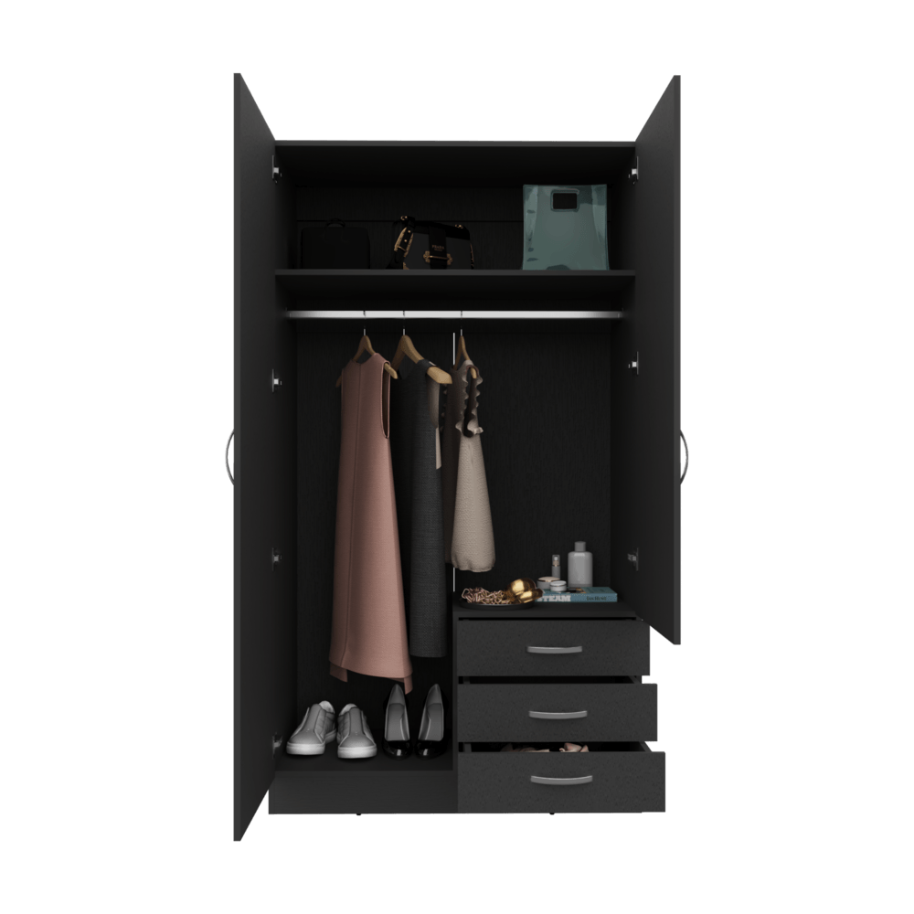 Closet 2P 3C con Espejo 180X100X48 RTA Wengue - Imagen 5