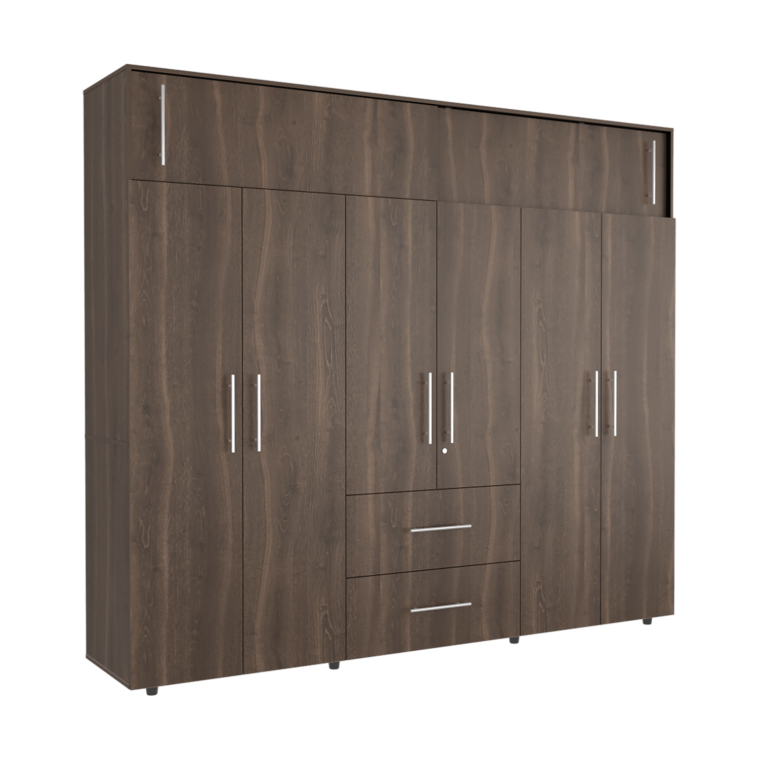 Closet Bigaf 230X204X50 RTA Milan Wengue - Imagen 1