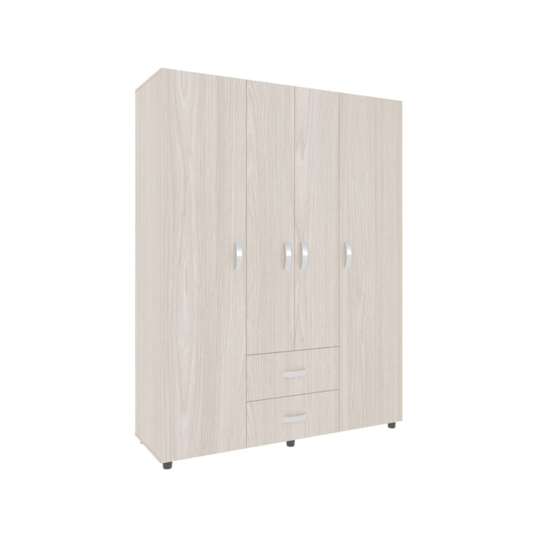 Closet Barilo 200X150X49 RTA Niebla Blanco