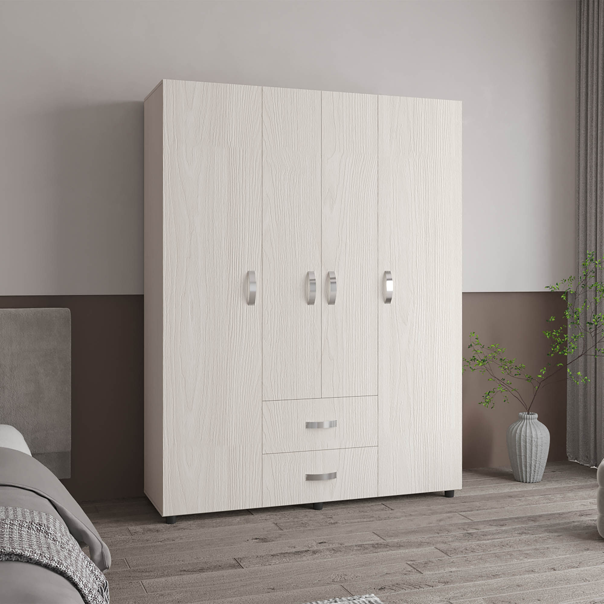 Closet Barilo 200X150X49 RTA Niebla Blanco - Imagen 3