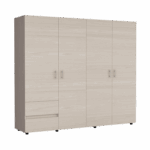 Closet Dassel 200X230X53 Niebla Blanco RTA