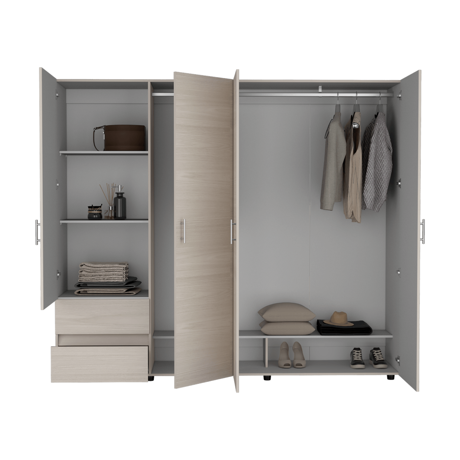 Closet Dassel 200X230X53 Niebla Blanco RTA - Imagen 4