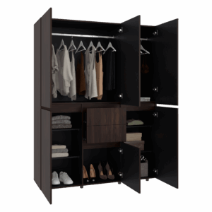 Closet Bea 200X150X48 RTA Nogal Wengue