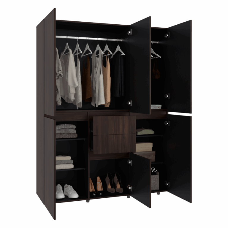 Closet Bea 200X150X48 RTA Nogal Wengue