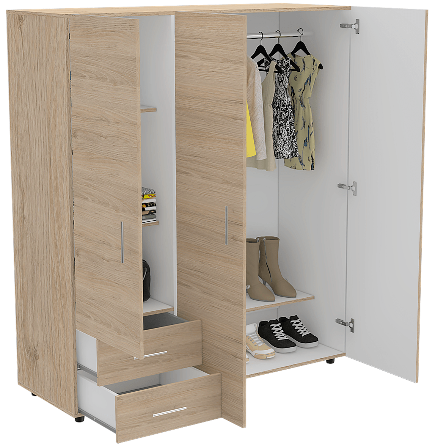 Closet Dassel RTA Rovere Blanco - Imagen 1