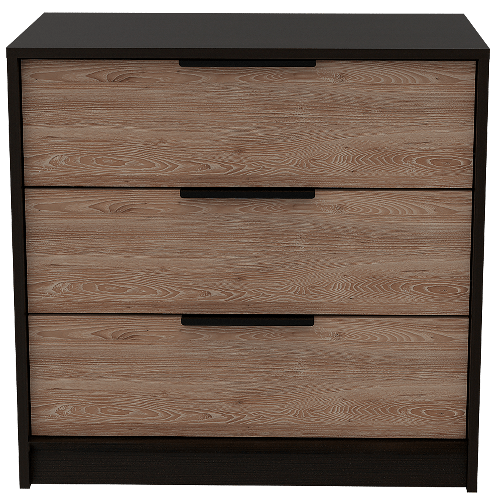 Comoda Kaia 3 Cajones RTA Wengue -Miel - Imagen 5