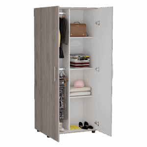 Closet Tera 180 X 80 X 48 RTA Bardolino Blanco