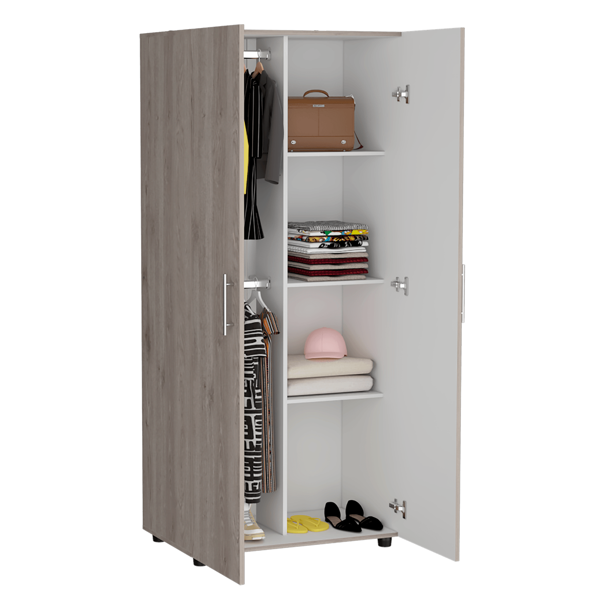 Closet Tera 180 X 80 X 48 RTA Bardolino Blanco - Imagen 1