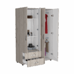 Closet Ankora Basic 180 X 120 X 47 RTA Bardolino Blanco