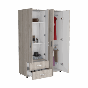 Closet Ankora Basic 180 X 120 X 47 RTA Bardolino Blanco