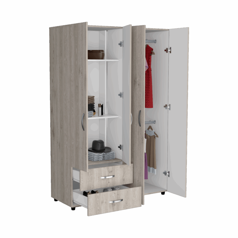 Closet Ankora Basic 180 X 120 X 47 RTA Bardolino Blanco