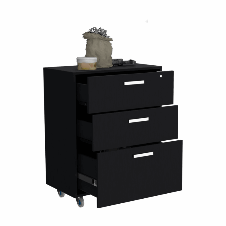 Gabinete 3 Cajones Bajo 90X70 RTA Wengue