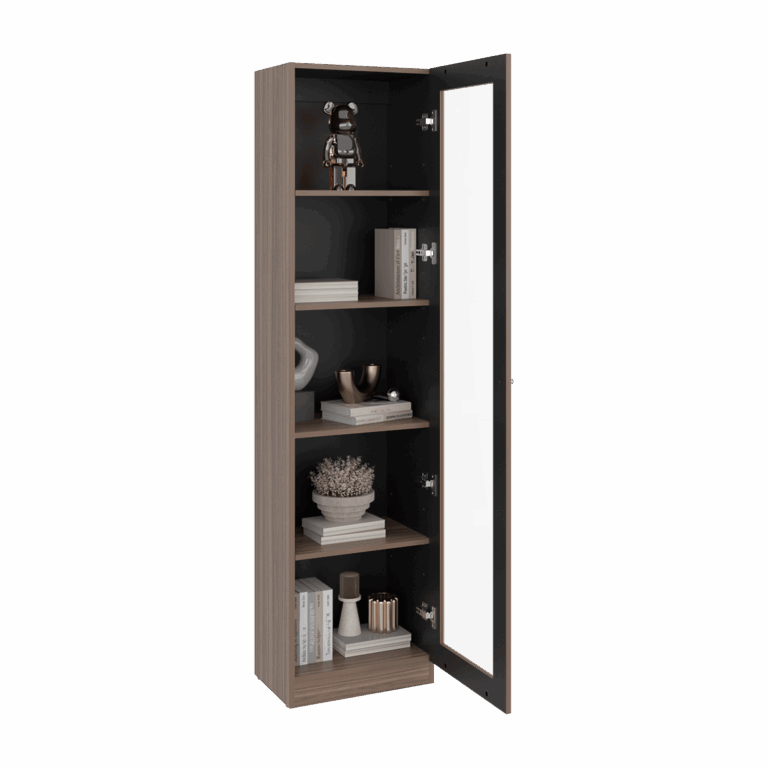 Vitrina Home E6 180X45X31 RTA Avellana Wengue