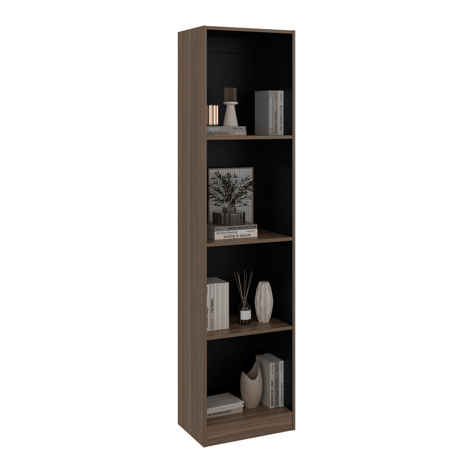 Estante Home E2 180X45X29 RTA Avellana - Imagen 1