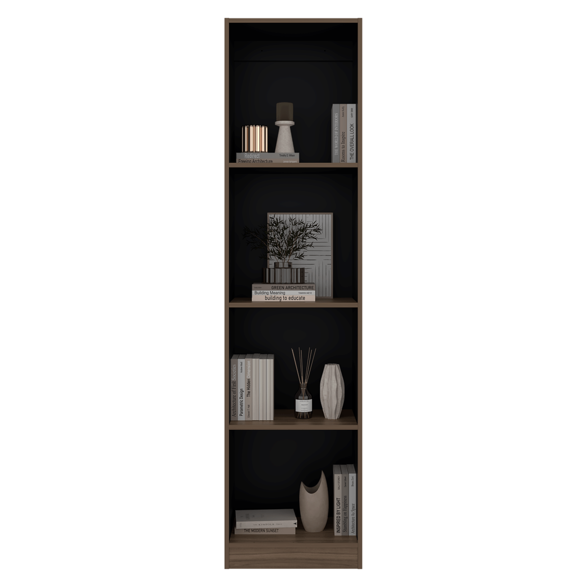 Estante Home E2 180X45X29 RTA Avellana - Imagen 3