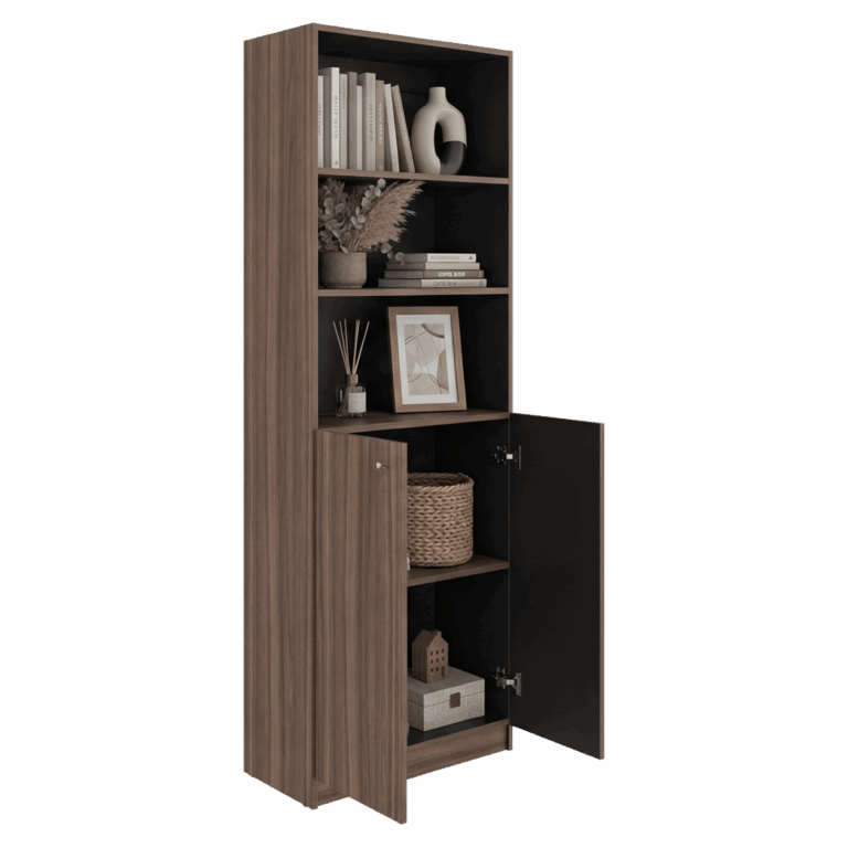 Estante Home E4 180X62X31 RTA Avellana