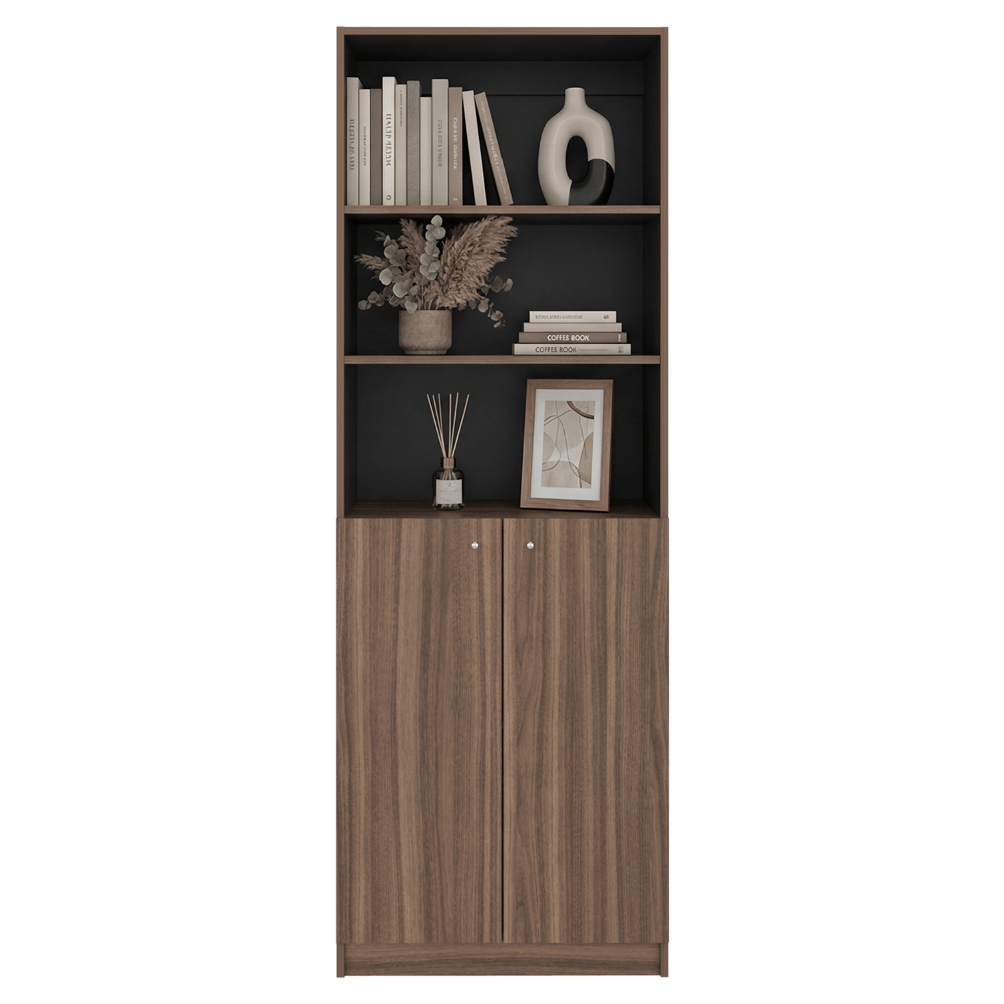 Estante Home E4 180X62X31 RTA Avellana - Imagen 6