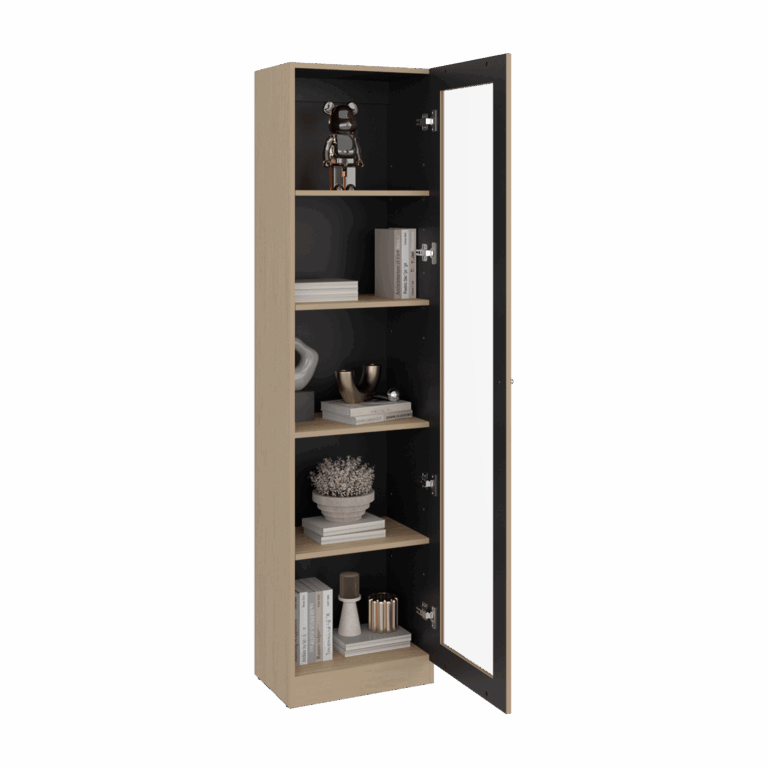 Vitrina Home E6 180X45X31 RTA Cartagena Wengue