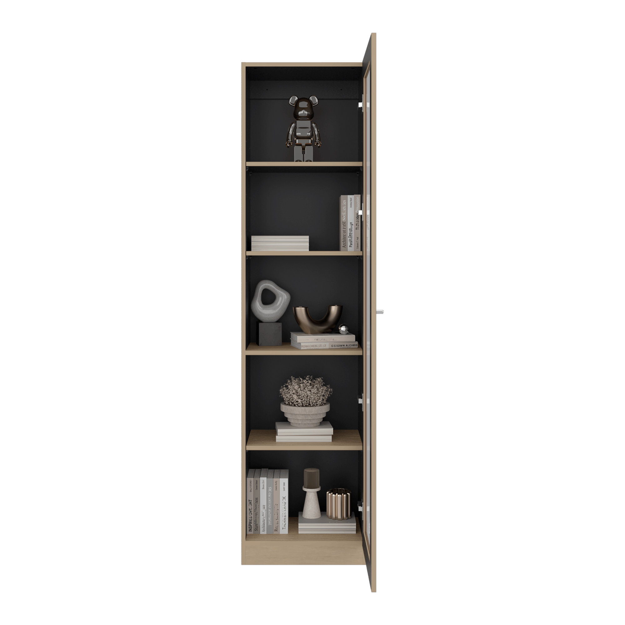 Vitrina Home E6 180X45X31 RTA Cartagena Wengue - Imagen 4