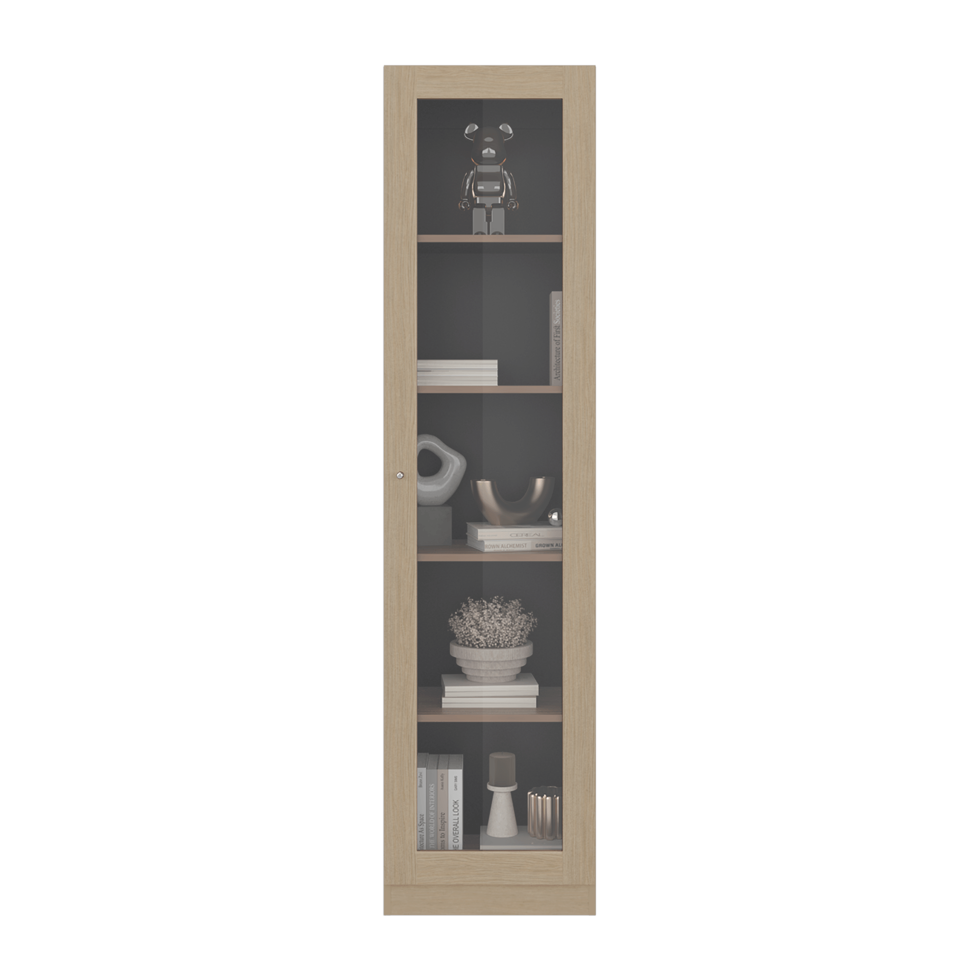Vitrina Home E6 180X45X31 RTA Cartagena Wengue - Imagen 6