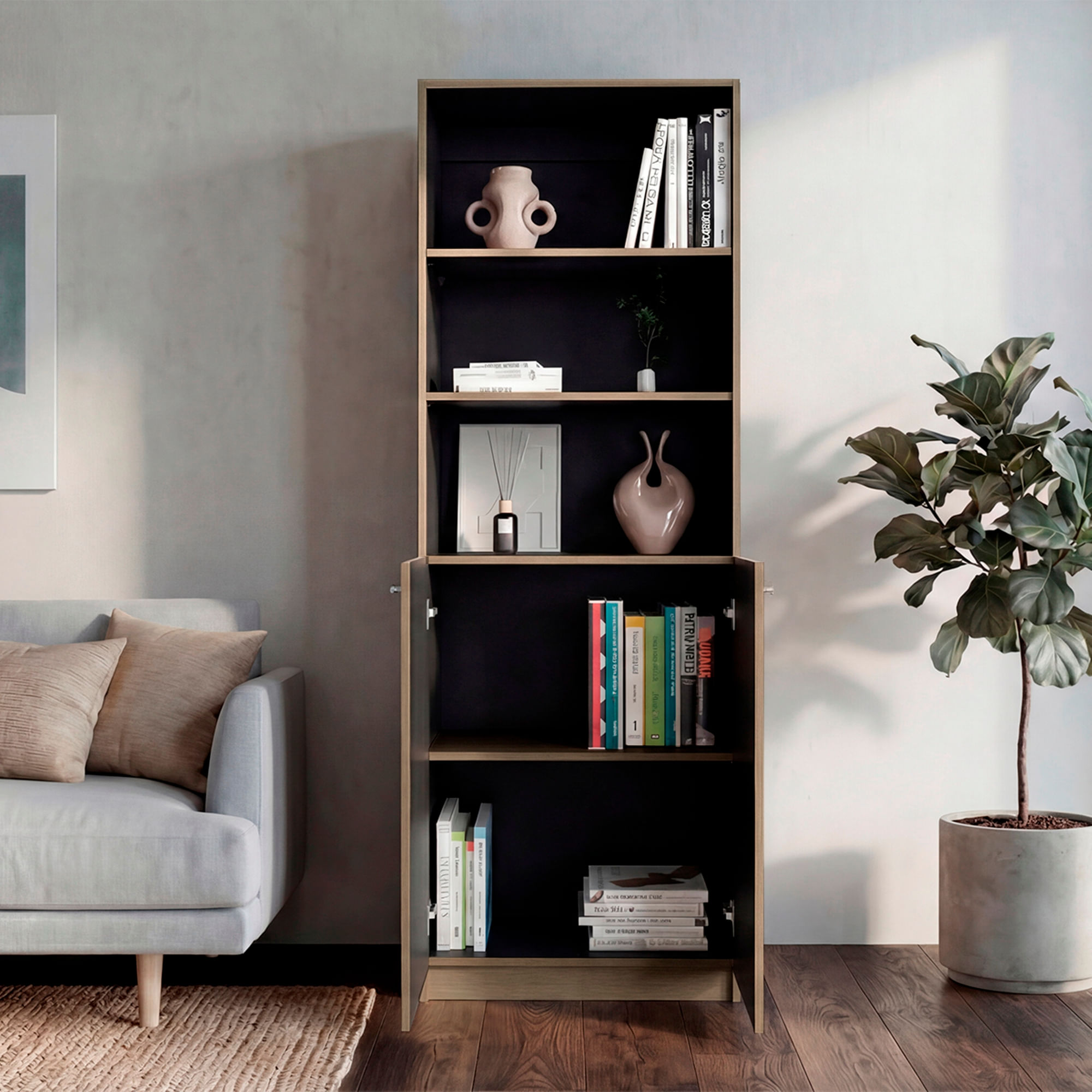 Estante Home E4 180X62X31 RTA Cartagena - Imagen 7