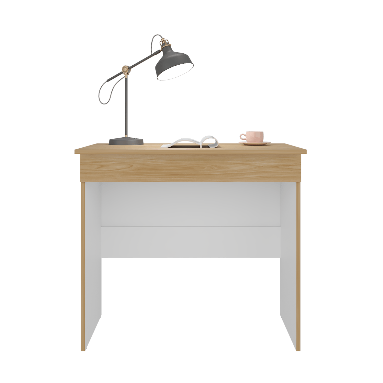 Escritorio Ohio Eco 73X80X49 RTA Fresno Europeo Blanco - Imagen 5