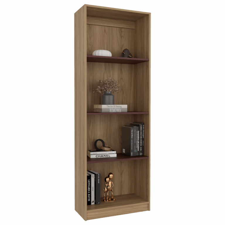 Estante Home 180X62X29 RTA Fresno Eu Burdeos