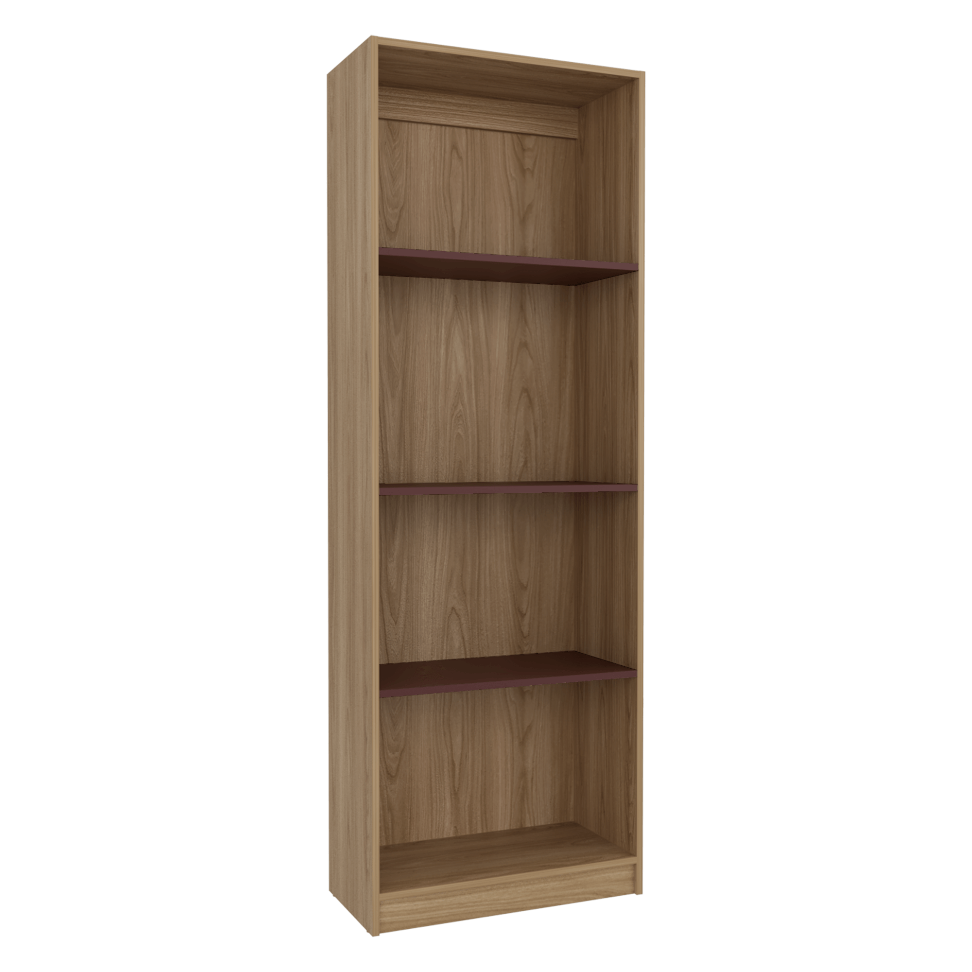 Estante Home 180X62X29 RTA Fresno Eu Burdeos - Imagen 2
