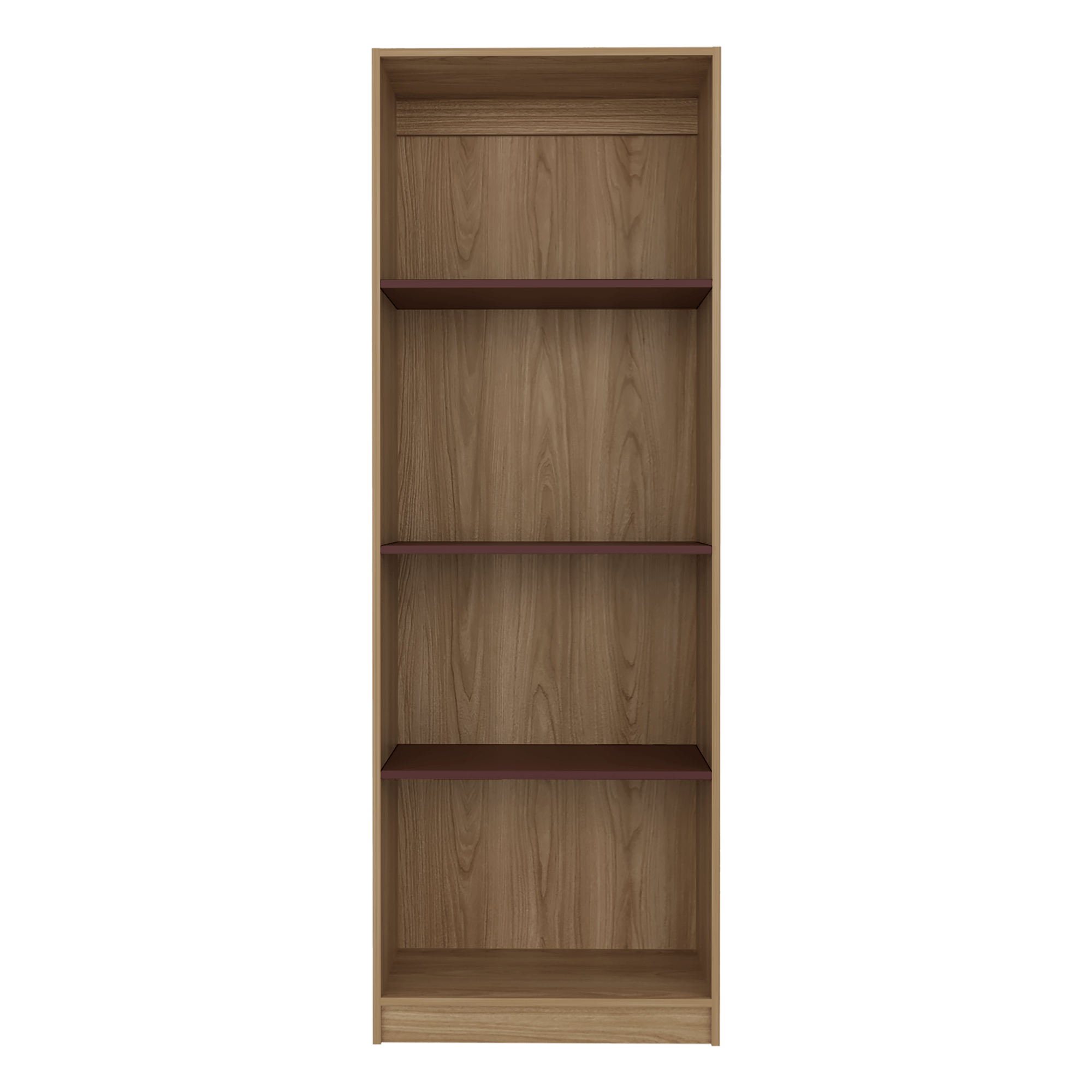 Estante Home 180X62X29 RTA Fresno Eu Burdeos - Imagen 4
