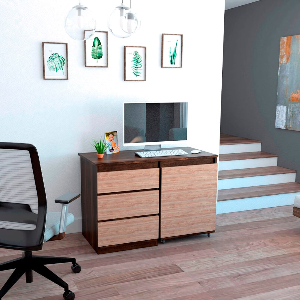 Escritorio Office 10 RTA Nogal miel - Imagen 6