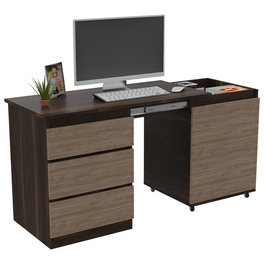Escritorio Office 10 RTA Nogal miel - Imagen 1