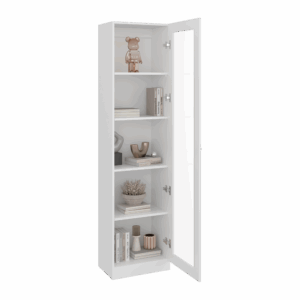 Vitrina Home E6 180X45X31 RTA Blanco Mqz ZF